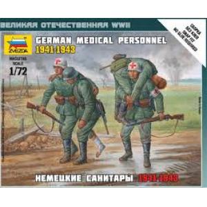 ZVEZDA 6143 1/72 WW II德國.陸軍 1941-1943年 醫藥兵及傷員人物