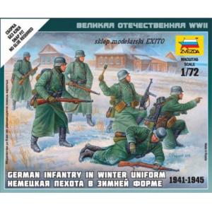 ZVEZDA 6198 1/72 WW II德國.陸軍 1941-1945年著冬季服裝步兵人物