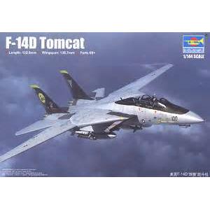 TRUMPETER 03919 1/144 美國.海軍 F-14D '超級雄貓' 戰鬥機