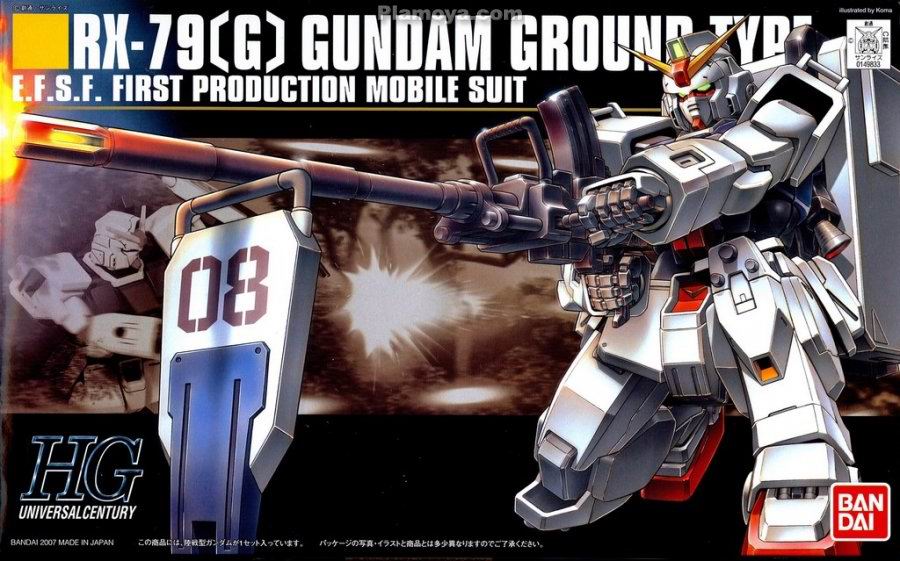 BANDAI 149833 1/144 #79 RX-79[G]陸戰型鋼彈 GUNDAM GROUND TYPE