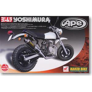 AOSHIMA 048986 1/12 本田摩托車 Ape-50武川改裝式樣摩托車/接著劑不要