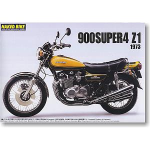 AOSHIMA 044421 1/12 川崎機車900 Super4 Z1摩托車/1973年