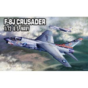 ACADEMY 12412 1/72 美國.海軍 F-8J'十字軍'戰鬥機/cartograf廠水貼紙