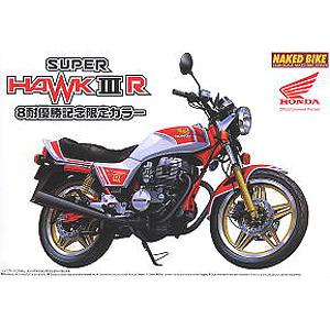 AOSHIMA 047019 1/12 本田機車 SUPER HAWK III R摩托車/8小時耐力賽事優勝紀念限定顏色