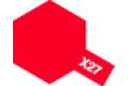 TAMIYA X-27 壓克力系水性/透明紅色 CLEAR RED 45035463