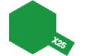 TAMIYA x-25  琺瑯系油性/透明綠色 CLEAR GREEN