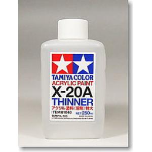 TAMIYA 81040 X-20A 壓克力漆稀釋劑/大(250ML) ACRYLIC PAINT THINNER 4950344068357