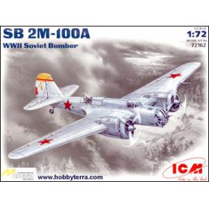 ICM 72162 1/72 WW II蘇聯.空軍 蘇愷公司SB 2M-100A轟炸機