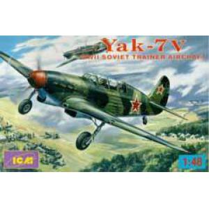 ICM 48033 1/48 WW II蘇聯空軍 雅科夫列夫YAK-7V戰鬥教練機