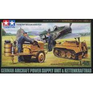 TAMIYA 32533 1/48 WW II德國.空軍 飛機用電源車&牽引車