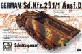 AFV CLUB 35063 1/35 WW II德國.陸軍 Sd.Kfz.251/1-D運兵半履帶...