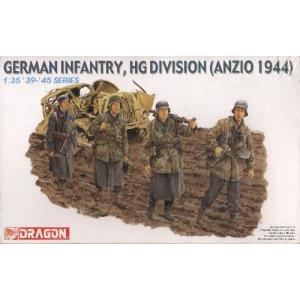 DRAGON 6158 1/35 WW II德國.陸軍  '第6空降師/HG師'步兵人物/1944年安其奧戰役