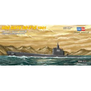 HOBBY BOSS 87012 1/700 WW II美國.海軍 SS-212 GATO級'小鯊'潛水艇/1941年