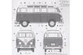 HASEGAWA 21210-HC-10 1/24 福斯/大眾汽車 1963年份 T-2 / 23窗型 小型巴士