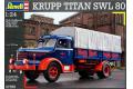 REVELL 07559 1/24 德國 克虜伯公司 泰坦KRUPP TITAN廠 SWL80卡車