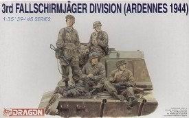 DRAGON 6113 1/35 WW II德國.陸軍 1944年'阿登/ARDENNES'戰役第3空降獵兵師人物組