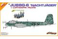DRAGON 5563 1/48 WW II德國.空軍 容克斯公司JU-88G-6夜間戰鬥機+飛行員人物