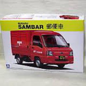 AOSHIMA 007419 1/24 速霸陸汽車 SAMBAR郵務車