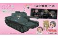 FINEMOLDS 41107 1/35 WW II日本.帝國陸軍 '三式'中型坦克/坦克與少女劇場版
