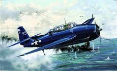 TRUMPETER 02234 1/32 WWII 美國.海軍 TBM-3通用公司'復仇者'俯衝轟炸機