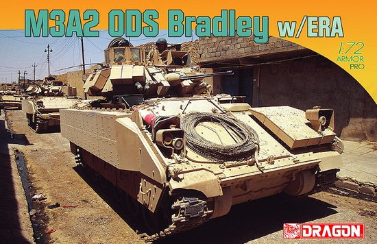 DRAGON 7333 1/72 美國.陸軍 M3A2'布萊德雷'帶反應式裝甲板步兵戰車