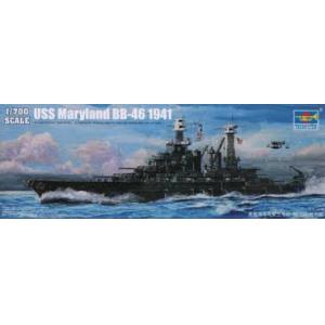 TRUMPETER 05769 1/700 WW II美國.海軍 BB-46科羅拉多級'馬里蘭'戰列艦/1941年