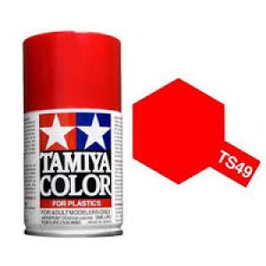 TAMIYA TS-49  噴罐/三菱汽車 LANCER房車用亮紅色(光澤/gloss)BRIGHT RED