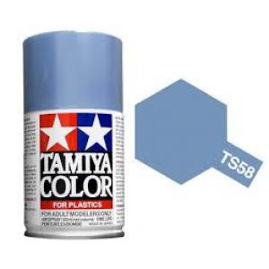 TAMIYA TS-58  噴罐/珍珠淺灰(光澤/gloss) PEARL LIGHT BLUE