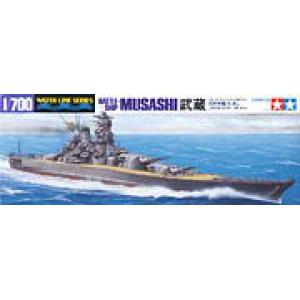 TAMIYA 31114 1/700 WW II日本.帝國海軍 大和級'武藏/MUSASHI'戰列艦 /更新版本