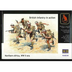 MASTER BOX 3580 1/35  WW II英國.陸軍 北非行動中的步兵人物