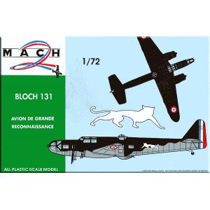 MACH 2 GP-014 1/72 WW II法國.空軍 '布洛克/BLOCH'-131轟炸機