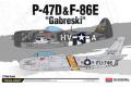 ACADEMY 12530 1/72 美國.空軍 P-47D'雷霆'戰鬥機&F-86E'軍刀'戰鬥機/GABRESKI塗裝式樣