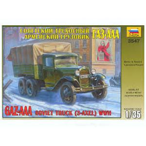 ZVEZDA 3547 1/35 WW II蘇聯.陸軍 CAZ-AAA軍用卡車