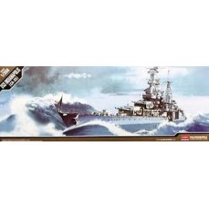 ACADEMY 14107 1/350 WW II美國海軍 CA-35 波特蘭級'印第安那波利斯/INDIANAPOLIS'重型巡洋艦
