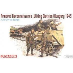 DRAGON 6131 1/35 WW II德國.陸軍 1945年匈牙利戰役'維京師/WIKING'裝甲偵蒐部隊人形組