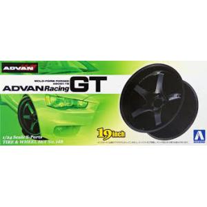 AOSHIMA 009031 1/24 日本.橫濱輪胎公司 ADVAN RACING系列GT 19英吋改造輪框