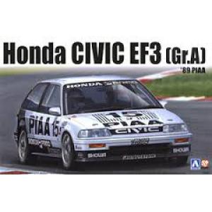 AOSHIMA 046739 1/24 本田汽車 '喜美/CIVIC'轎跑車/1989年PIAA賽事式樣
