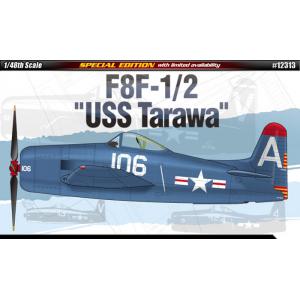 ACADEMY 12313 1/48 WW II美國.海軍 F8F-1/2'熊貓'艦載戰鬥機/塔拉瓦攻擊艦