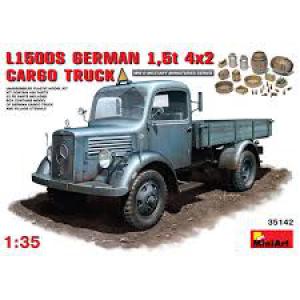 MINIART 35142 1/35 WW II德國.陸軍 L-1500S 4X2 1.5頓軍用卡車