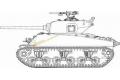 DRAGON 7304 1/72 WW II美國陸軍 M4A1(76)W'謝爾曼'坦克