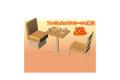 HASEGAWA 62007-FA-07 1/12 餐廳用桌子與椅子/免膠水黏合