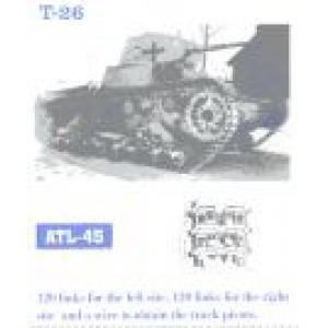 FRIULMODEL ATL-45 1/35 WW II德國.陸軍 擄獲T-26型坦克用(蘇聯陸軍 T-26輕型坦克履帶)