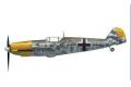 HOBBY MASTER HA-8701 1/72完成品--WW II德國.空軍 梅賽施密特公司 BF E-4戰鬥機/1940年法國I/JG3中隊式樣