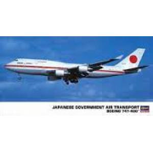 HASEGAWA 10709 1/200 波音飛機公司 B-747-400客機/日本政府專機式樣