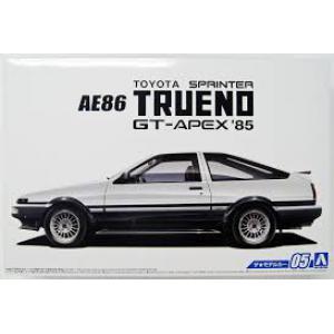 AOSHIMA 051566 1/24 豐田汽車 AE-86  TRUENO GT-APEX轎跑車/1985年式樣