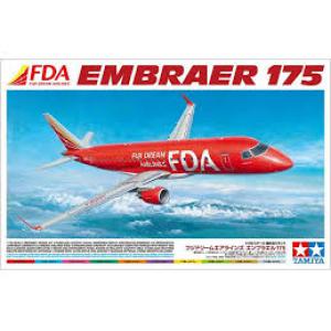 TAMIYA 92197 1/100 巴西航空工業 E系列 E-175型支線客機/飛達快遞.富士夢幻航空式樣