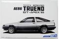 AOSHIMA 051566 1/24 豐田汽車 AE-86  TRUENO GT-APEX轎跑車/1985年式樣
