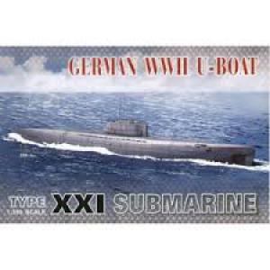 AFV CLUB SE-73501 1/350 WW II德國海軍 U-XXI潛水艇