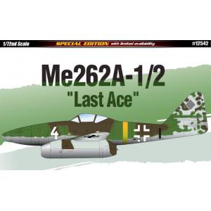ACADEMY 12542 1/72 WW II德國.空軍 梅賽斯密特公司 ME-262'燕'戰鬥機/最後英雄式樣