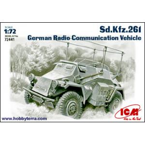 ICM 72441 1/72 WW II德國.陸軍 Sd.Kfz.261輪型無線電連絡車